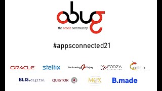 Obug #AppsConnected21 DAG 3 - EBS