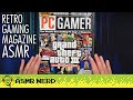 Tingly retro gaming magazine asmr  page turning  nostalgic whisper ramble