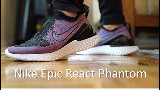 nike epic react phantom flyknit womens running shoes