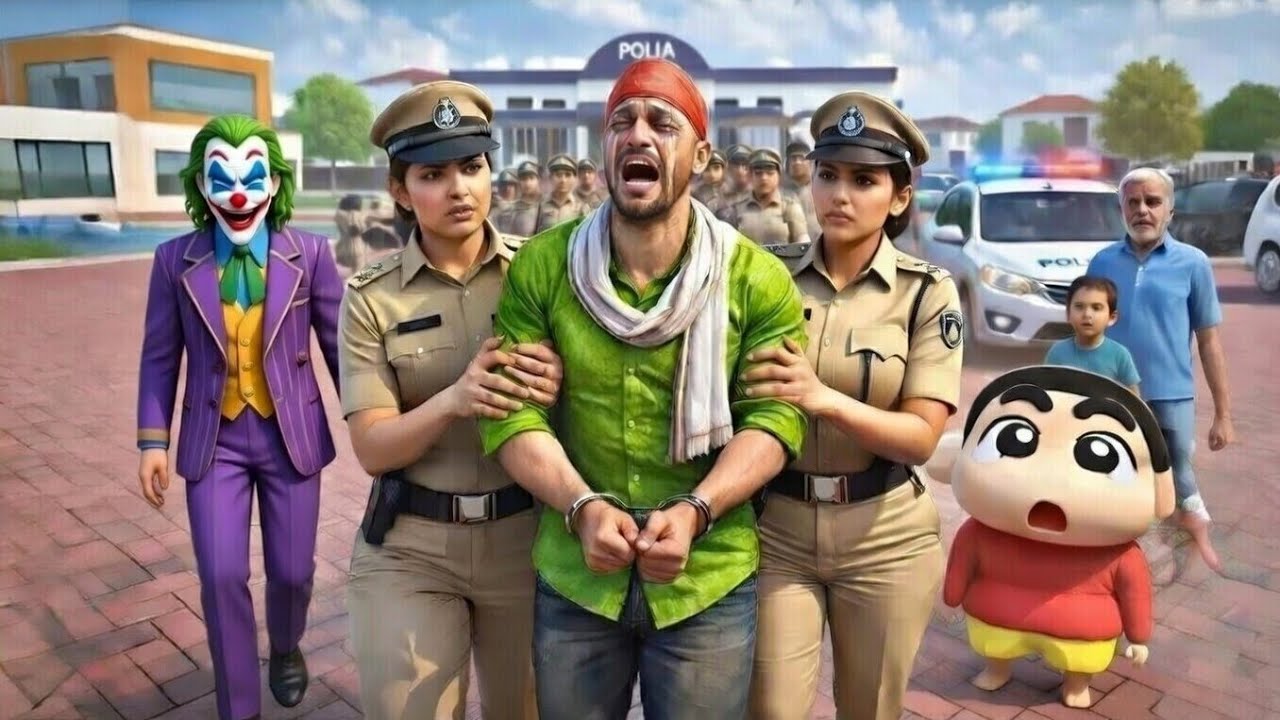 🤯Jack Ko Le Gai police aur 😱shinchain Ko Le Gaya Joker- INDIAN THEFT AUTO SIMULATOR