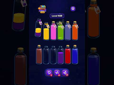 Magic Sort! Levels 921–930 Color-Transfer Rule