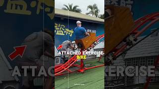 You Have to Pedal This Roller Coaster to Ride It! #shorts