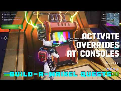 Activate Overrides at Consoles - Fortnite Build-A-Wrixel Quests