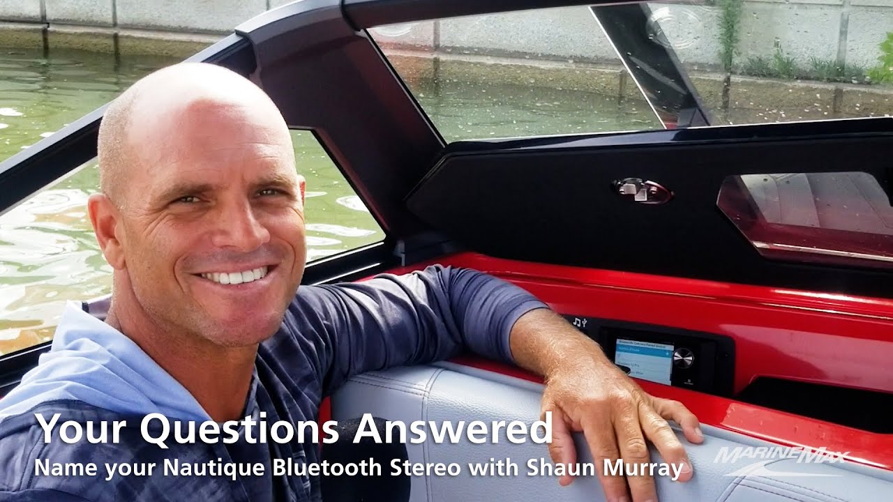 Name your Nautique Bluetooth Stereo with Shaun Murray - YouTube