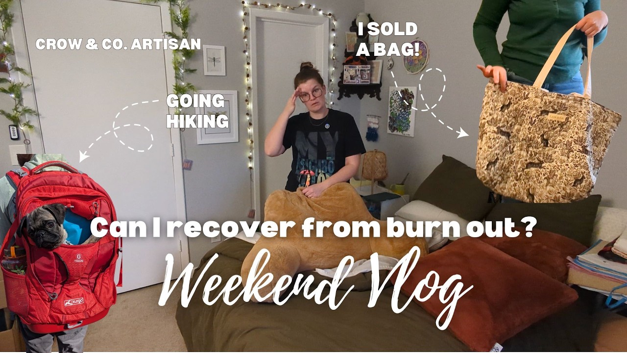 Weekend of a Burnt Out Small Business Owner | Trying to feel inspired again | Crow & Co.