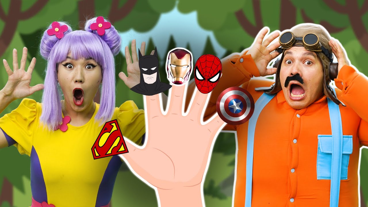 Sing-a-long Finger Family with Superheros + More Kids Songs and Nursery Rhymes | BalaLand