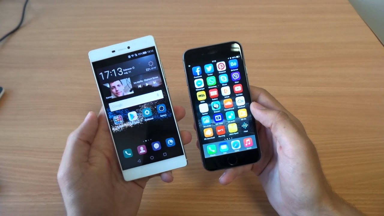 Huawei p8 lite vs iphone 6 plus