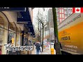 🇨🇦【4K】Vancouver Winter Walk - Howe Street to Davie Village - (December 2020)