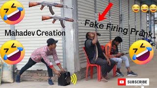 FAKE FIRING PRANK | Fake G-U-N shot Prank On Public Awesome Reaction Part -3 by Mahadev Creation