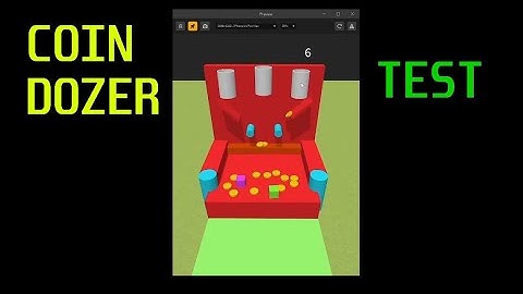 Coindozer Game Test in Buildbox 3D