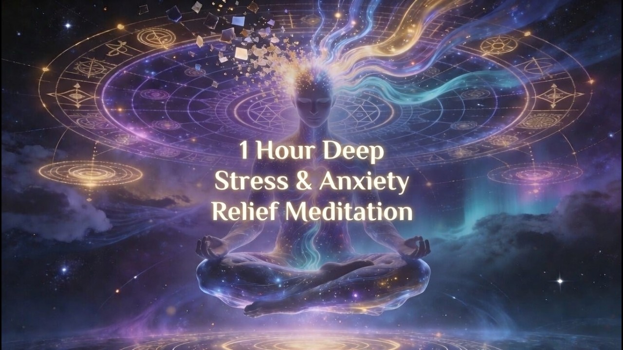 😌💫1 Hour Deep Stress & Anxiety Relief Meditation | Calm Your Mind & Reset Your Energy🧠