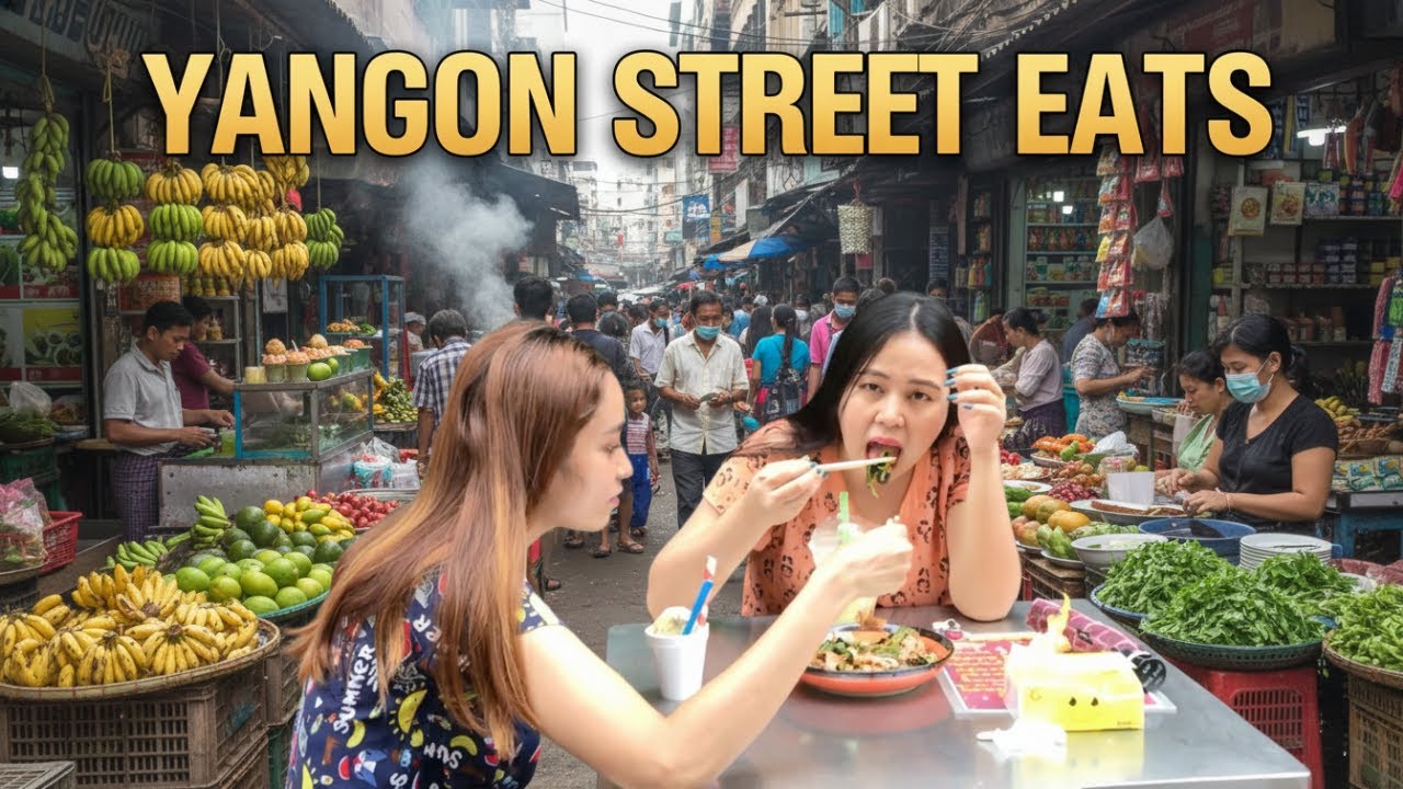 Yangon’s Best Street Food & Local Life: Wet Markets to Chinatown | Myanmar 🇲🇲