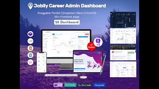 Job Board HTML Template Bootstrap 5 Admin Dashboard – Joblly