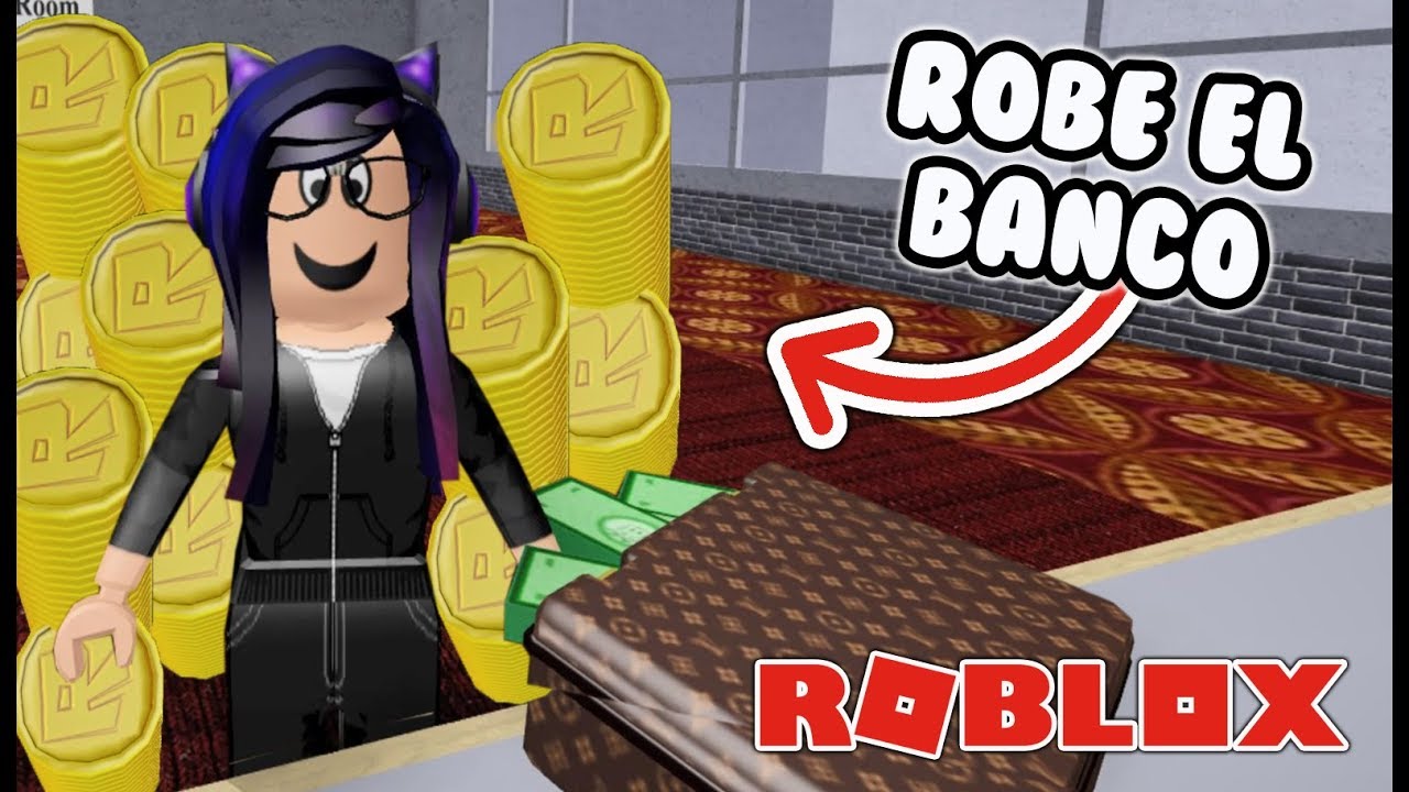 Robo En El Banco Roblox Rob The Bank Obby Kori Youtube
