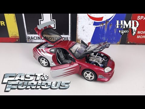 ミニカー FAST&FURIOUS 1993 Toyota Supra 1/18 Fast & Furious Toyota Supra (Paul Walker) ERTL Racing