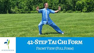 42-Step Tai Chi Form (四十二式太极拳) | Front View Demonstration | Dr. J | My Metro Medicine 42-Step Tai Chi Form (四十二式太极拳) | Front View Demonstration | Dr. J | My Metro Medicine