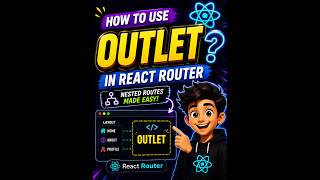 React Router Outlet Tutorial 🔥 | Keep Navbar & Footer on Every Page
