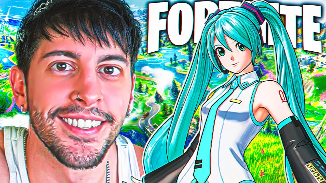 JUGUÉ CON HATSUNE MIKU EN FORTNITE 🌸