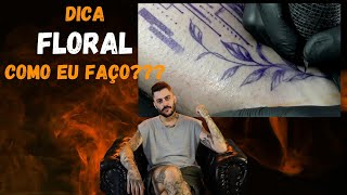 DICA FLORAL COMO EU FAÇO? by Papo de Tattoo com Freua 145 views 2 weeks ago 51 seconds