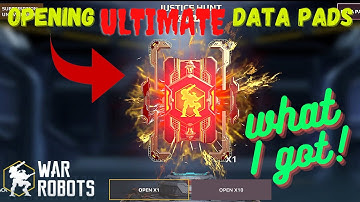 [WR]:OMG! Today I open Rare ultimate datapad card in war robots| what I got?