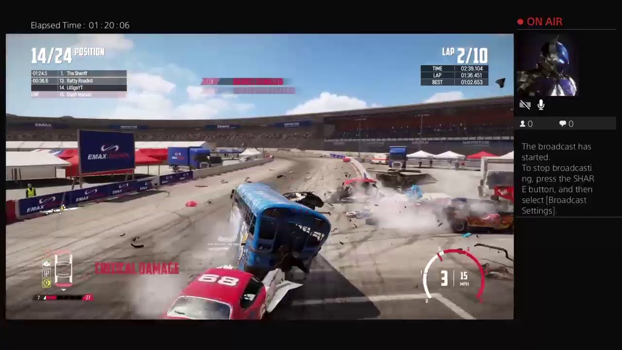 Wreckfest insane figure 8 - YouTube