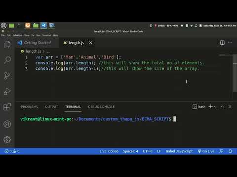 lenght in array