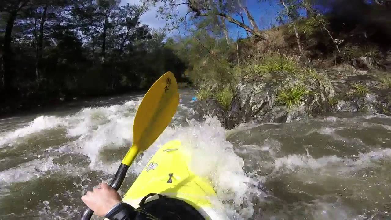White water kayaking from Moppy to the bridge Barrington tops YouTube