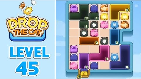 Drop The Cat Level 45 Walkthrough Solution