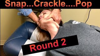 Full Spine Chiropractic Adjustment With Loud Cracks