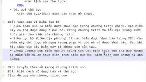 Lập trình Pascal  Bài 7 Chương trình con P1   Vietsource net   YouTube
