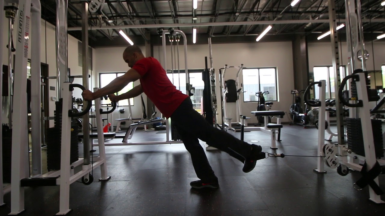 Strength Metrix 15 Standing Cable Hip Flexion YouTube