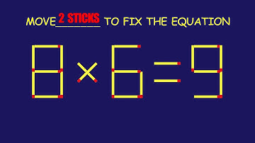 Matchstick Magic 80 | Fix by Moving Matchsticks| Can you solve the puzzle? | Logic Matchstick Tricks