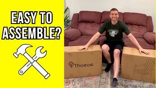 Here's how long it takes to assemble these THOEOE Stackable Adirondack Chairs...