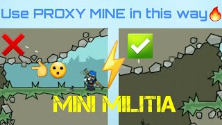 How to Use the PROXY MINE correctly in Mini Militia screenshot 5