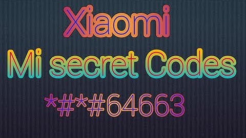 Mi secret Codes 2022 || Xiaomi hidden features testing code || Redmi secret codes