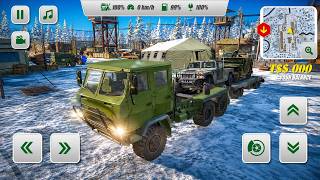 Army Truck Simulator: Offroad Mud Driving Games – Military Cargo Transport Duty - Android Gameplay screenshot 5