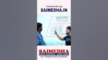 ECET - EAMCET CHEMISTRY || SAIMEDHA KOTI - HYD