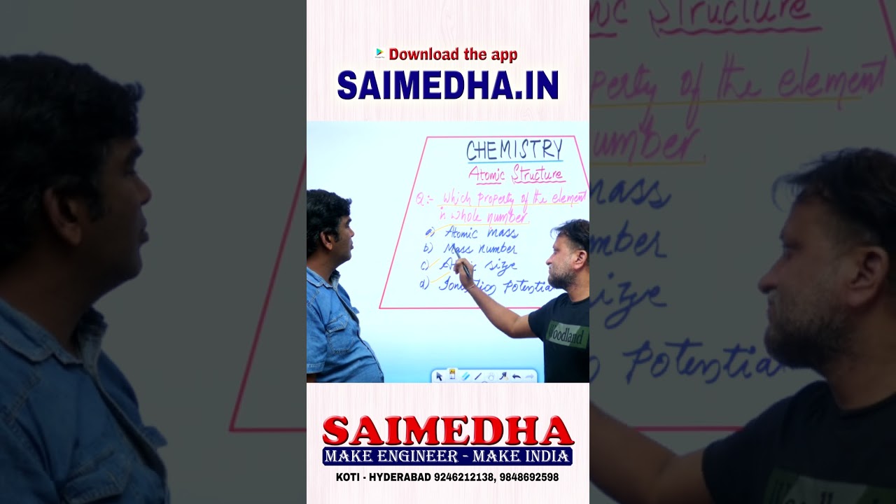 ECET - EAMCET CHEMISTRY || SAIMEDHA KOTI - HYD