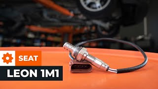 Como substituir Sensor lambda SEAT LEON (1M1) - vídeo guia