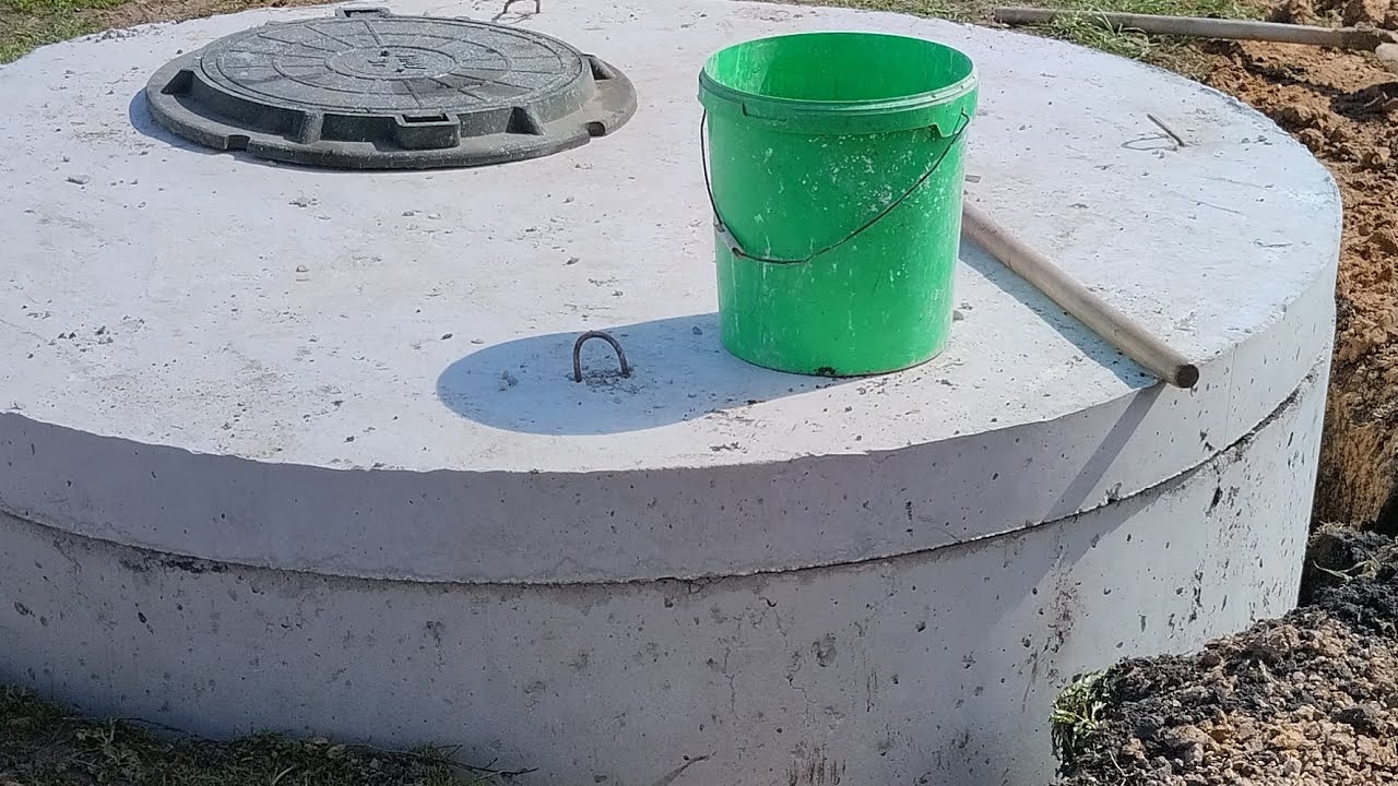Монтаж септика и установка бетонных колец! 💫Под ключ! 💫Разводка трубы ...