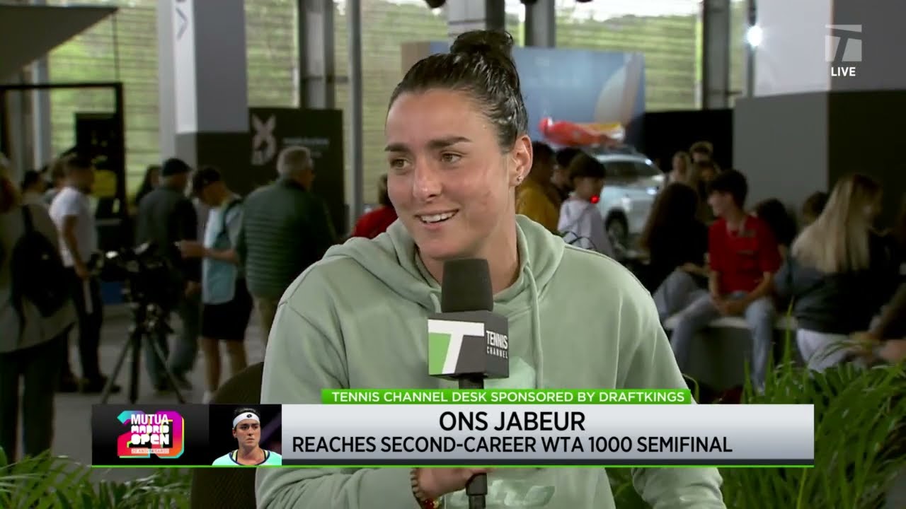 Ons Jabeur 2022 Madrid Quarterfinal Win Interview