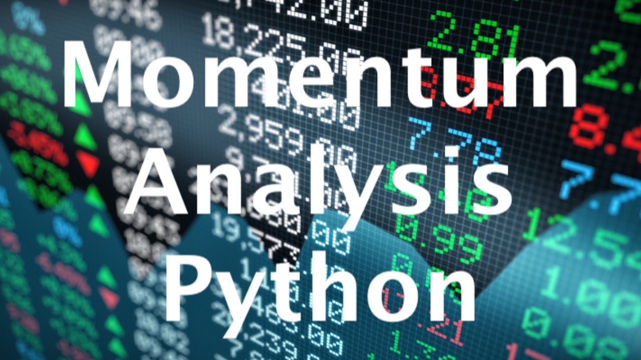 Momentum/Trend/Volatility analysis from yahoo finance data with python ...