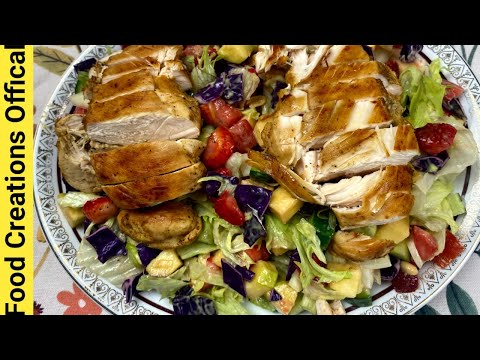 Healthy BBQ Chicken Salad Recipe By Food Creations||Eassy Recipe ||Salad  Recipe||Ramadan Special||