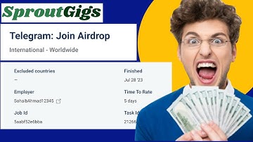 How To Compete Telegram Task on sproutgigs | Telegram Join Bot Task on sproutgigs | #picoworkers