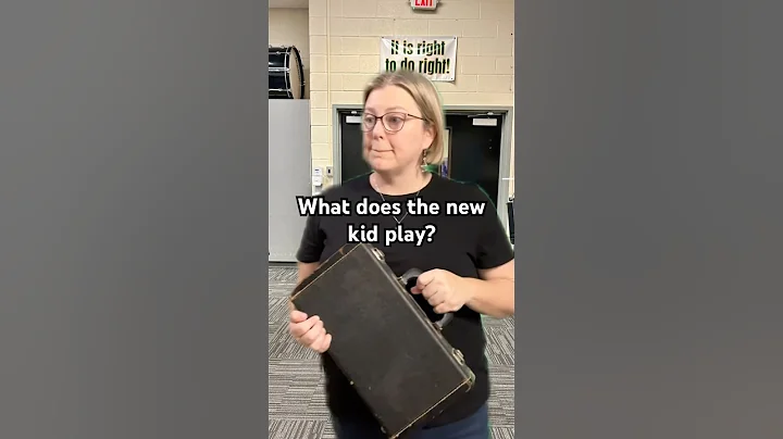 What does the new kid play? #band #banddirector #newkid #clarinet #flute #oboe #saxophone #trumpet