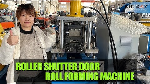 【Rolling Shutter Slat】Linbay-Roll Shutter Door Roll Forming machine