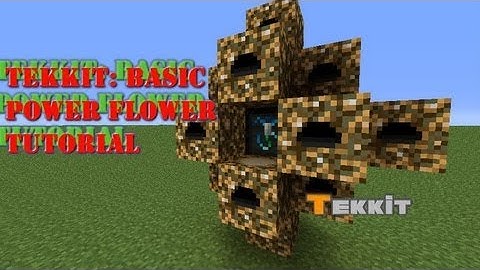 Minecraft:Tekkit How To Make A Basic Powerflower