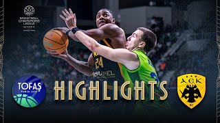 Tofas Bursa v AEK BC | Round of 16 | Highlights | #BasketballCL 2025-26