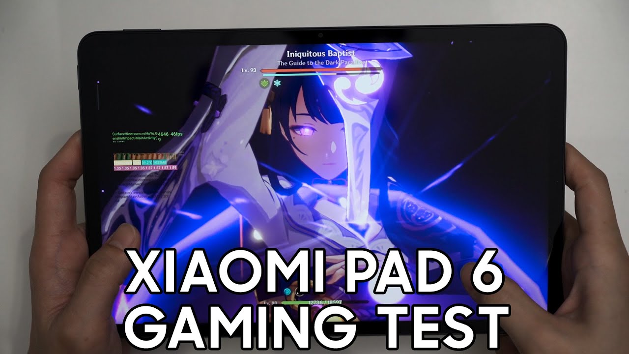 Gaming Test - Xiaomi Pad 6 with Snapdragon 870! 