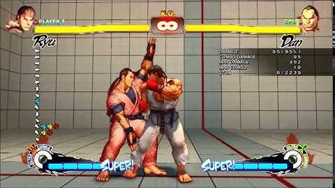 Ultra Street Fighter IV - Ryu DP FADC to Ultra 1